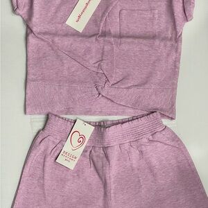 Design History girls top & shorts - NWT - S